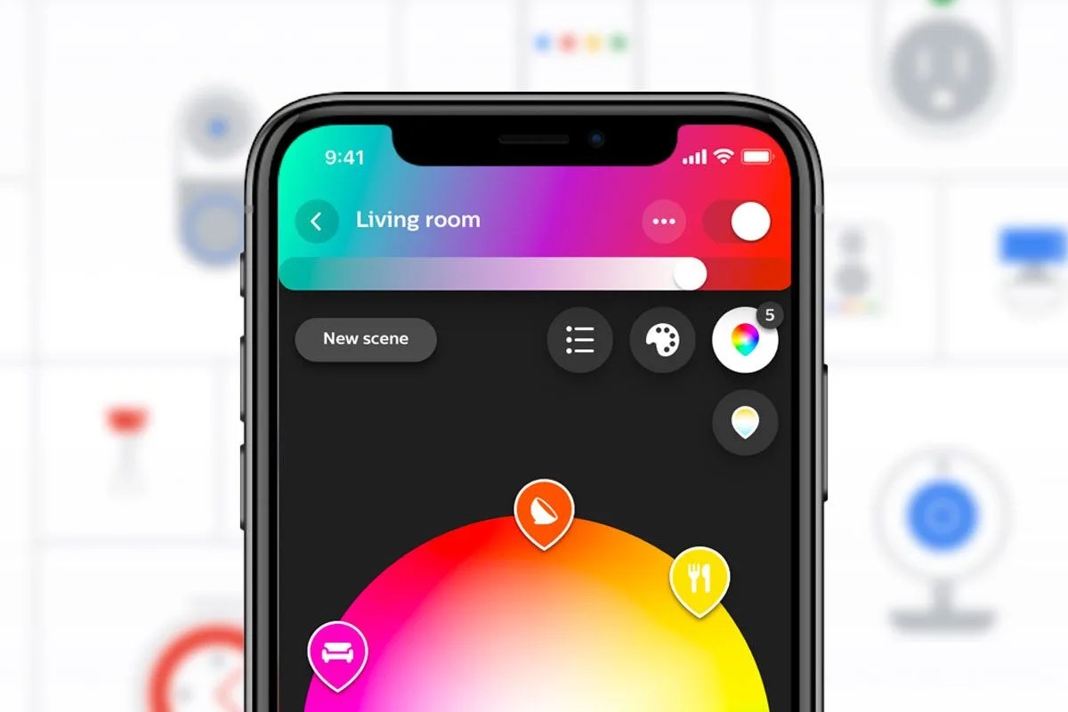 phillips hue google nest