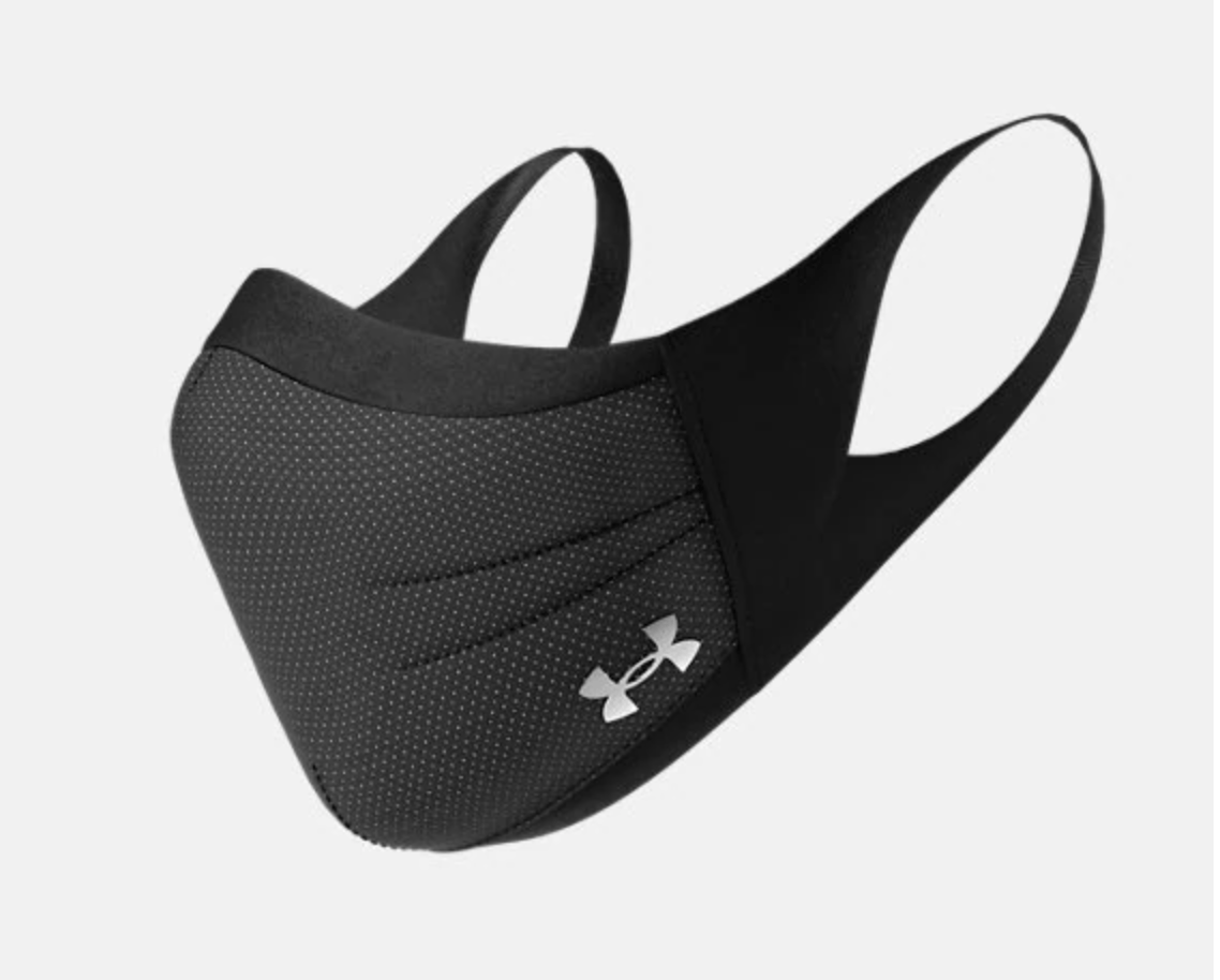 black under armour face mask