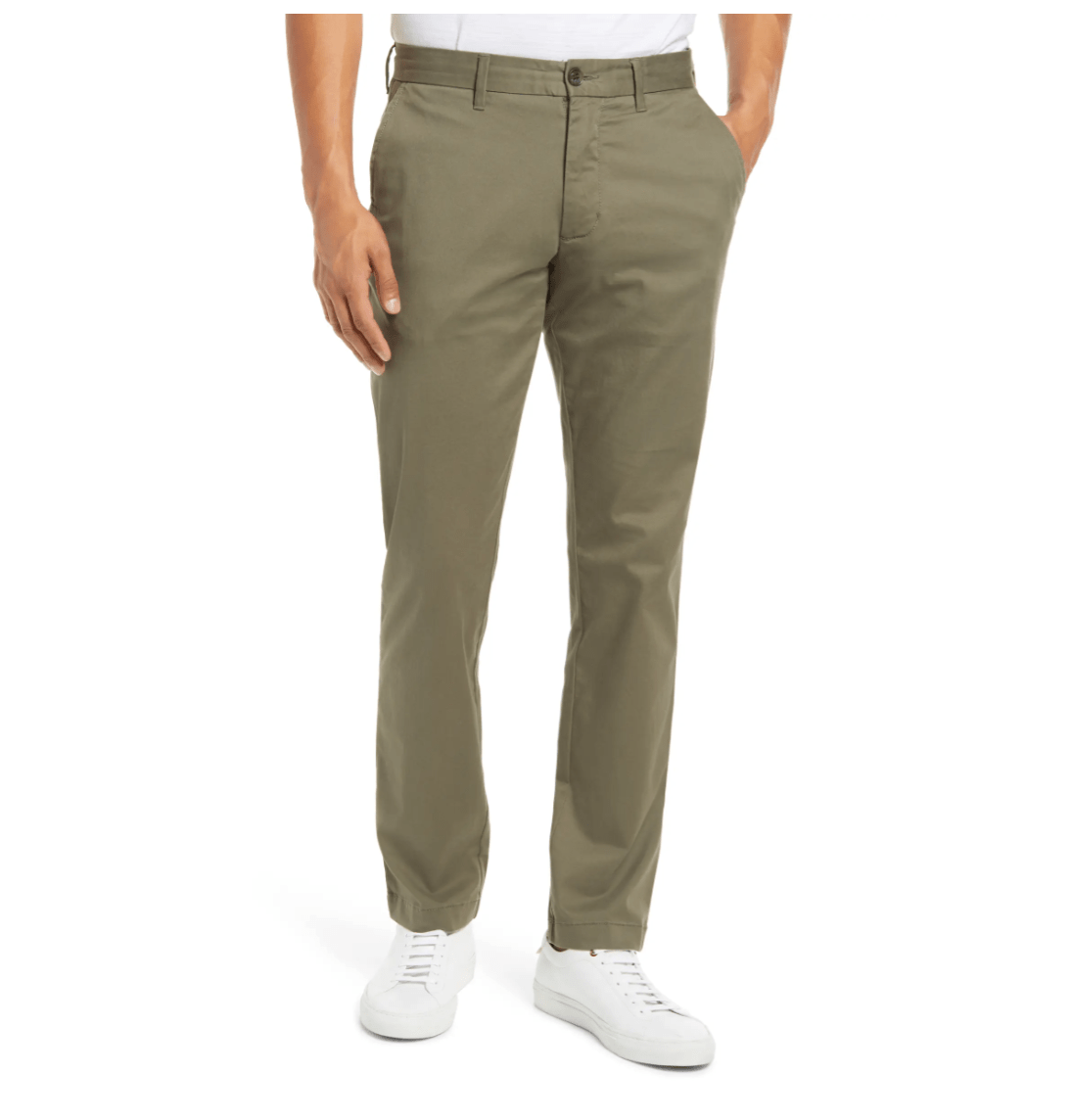new ballard trim fit flat front chino pants