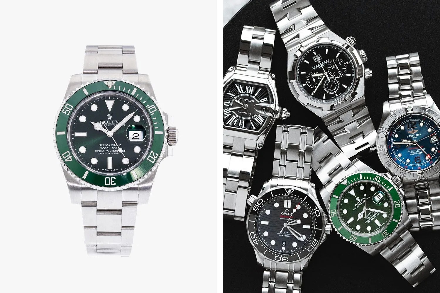 sponsored product note crown and caliber watches