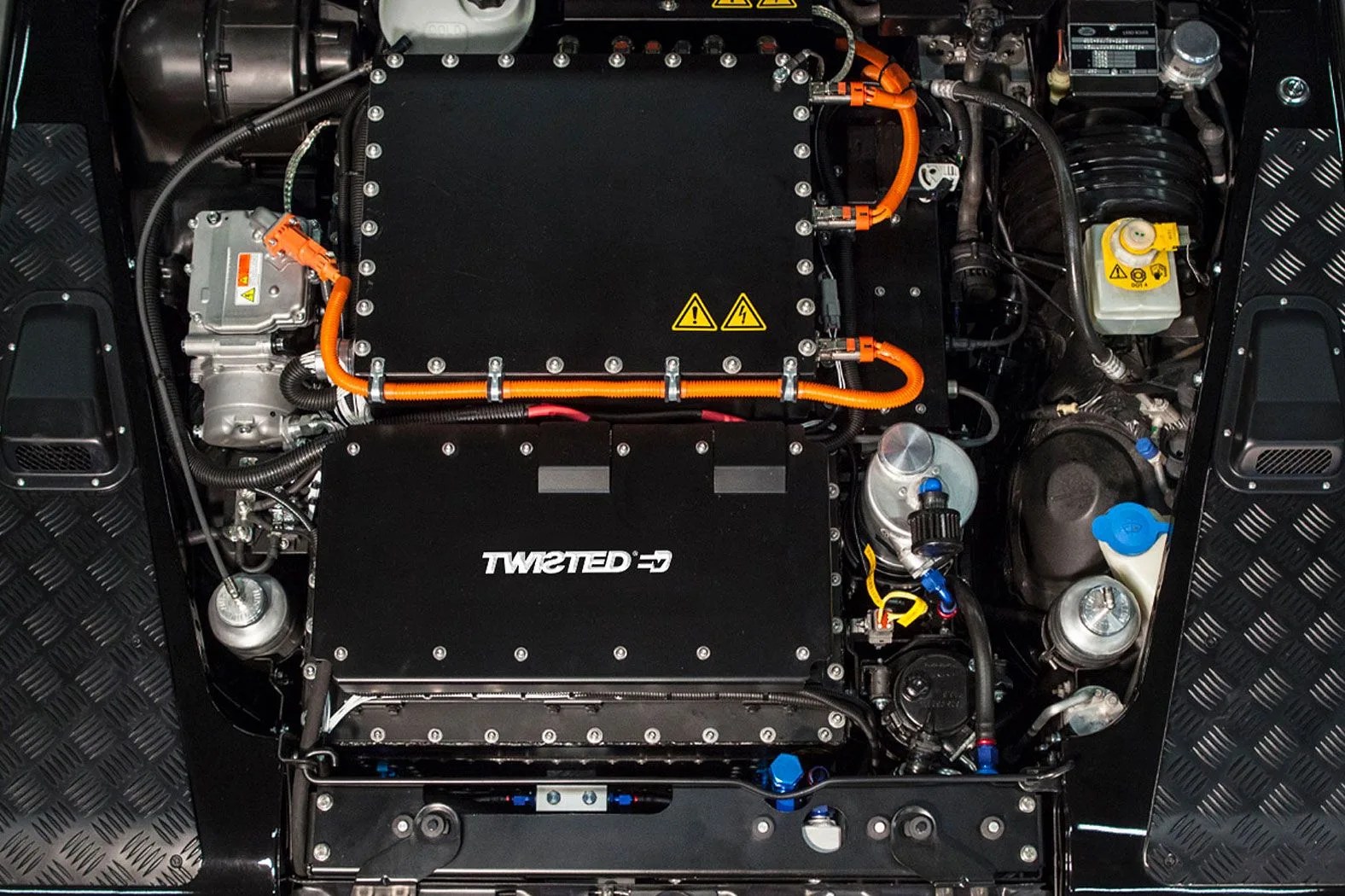 twisted land rover defender ev