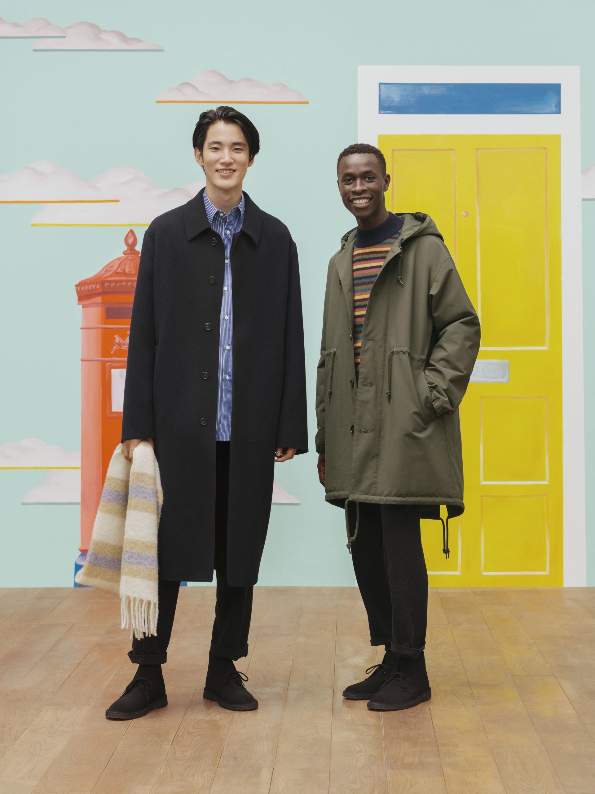 people wearing coats