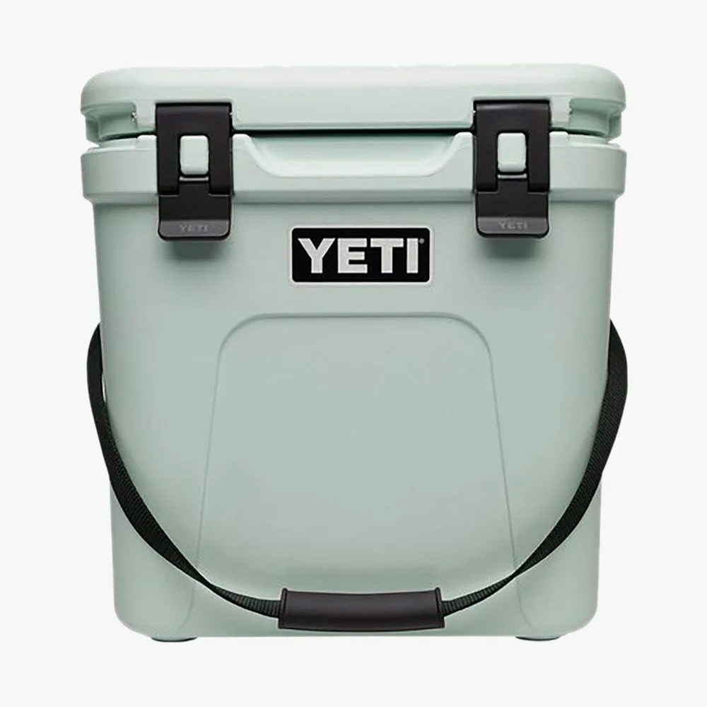 a teal cooler