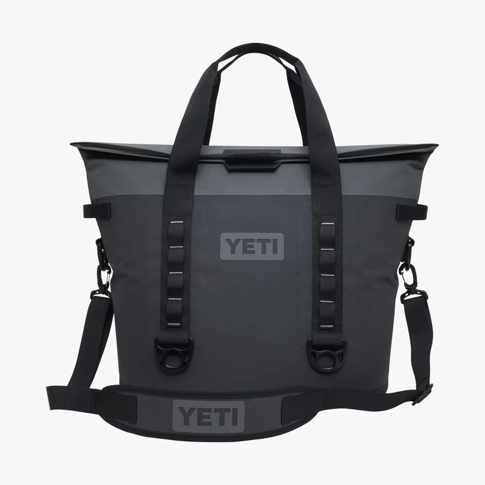 a black tote style cooler