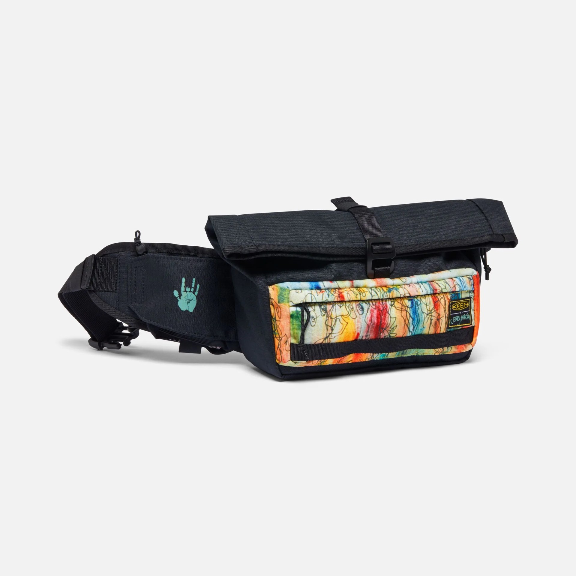 black hip bag