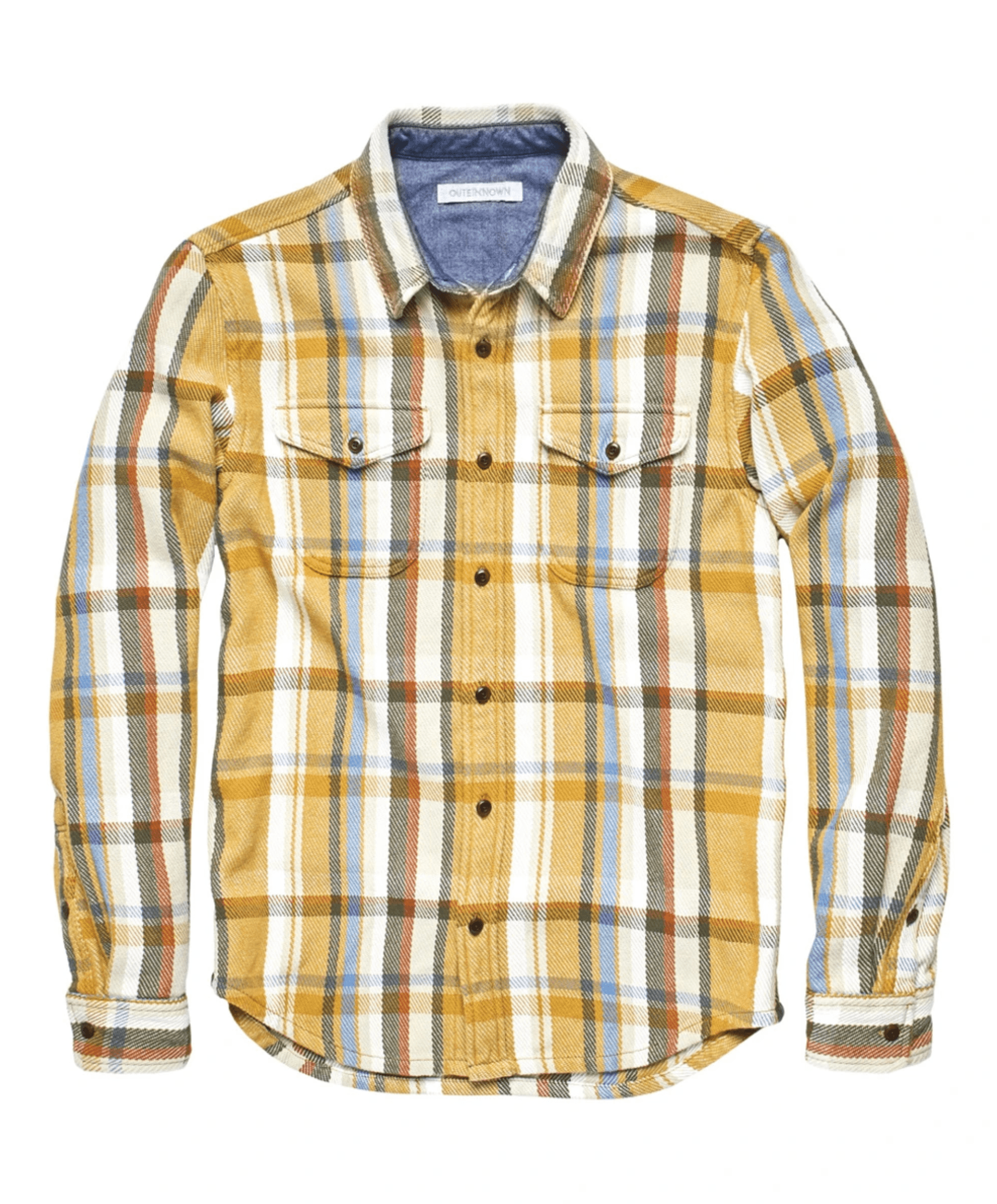 a flannel shirt