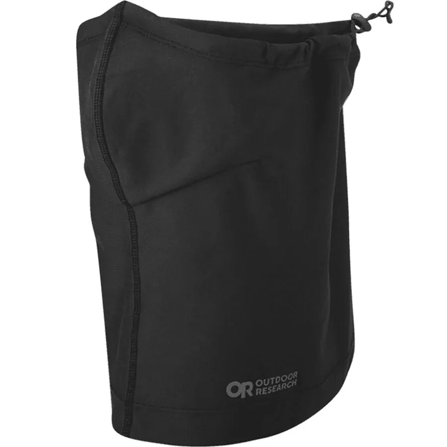 a black neck gaiter