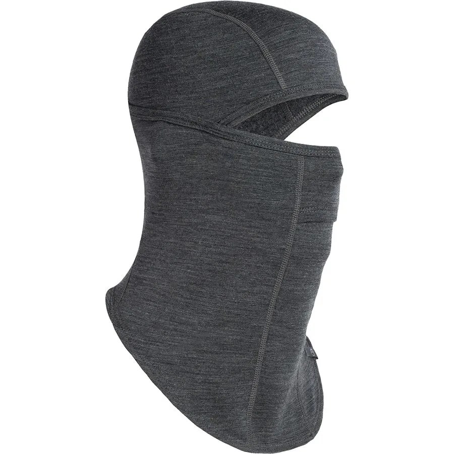 a gray balaclava