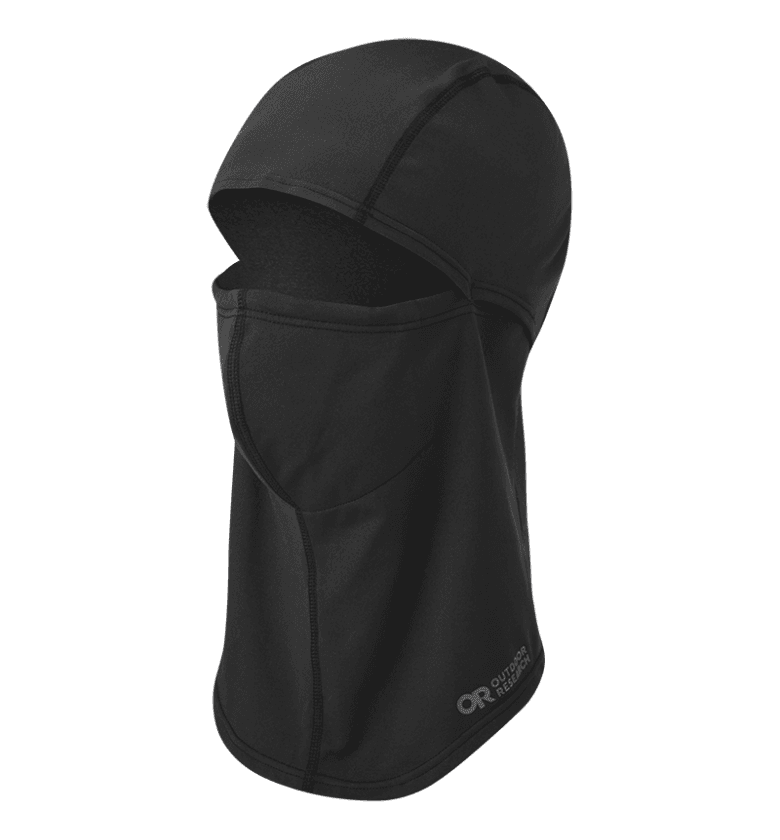 a black balaclava
