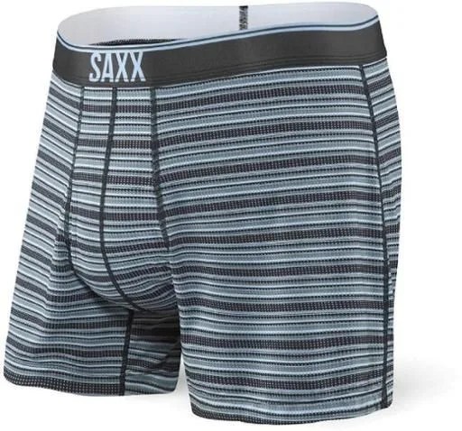a pair of striped boxers