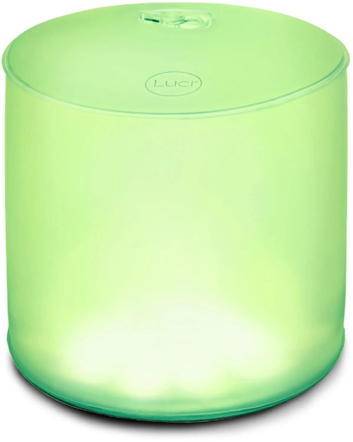 a green inflateable lantern