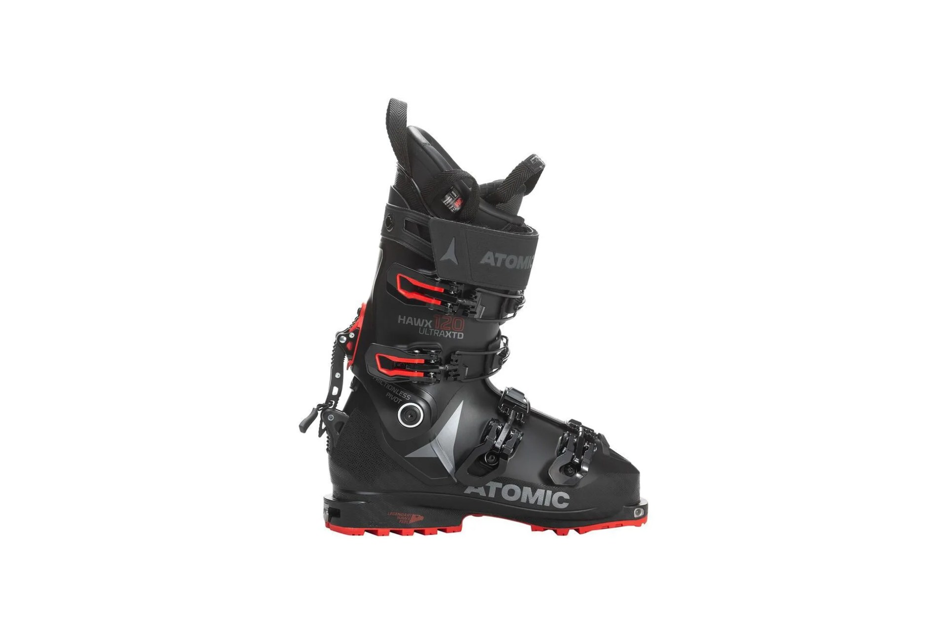 `a black ski boot