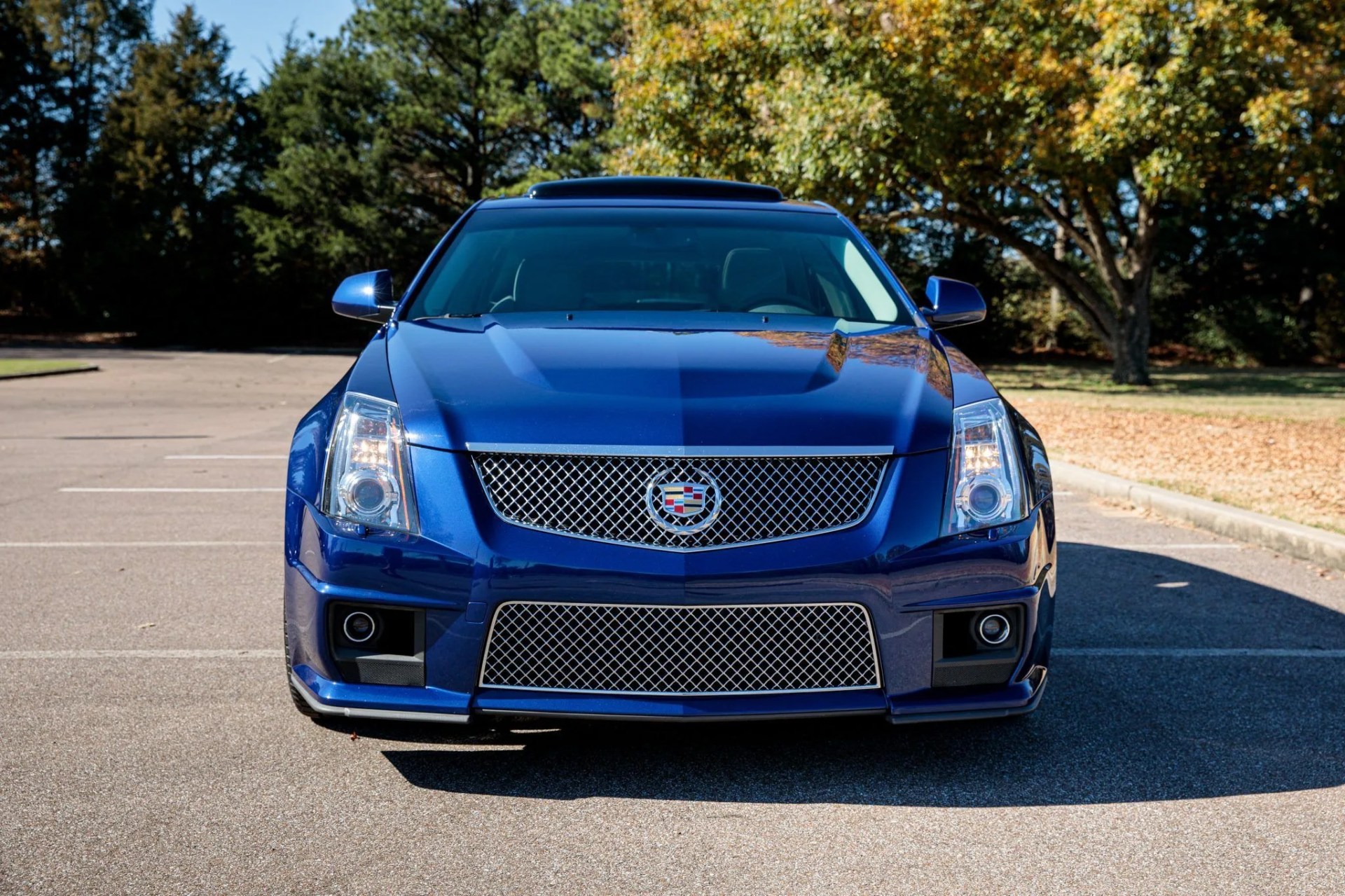 cadillac cts v wagon opulent blue