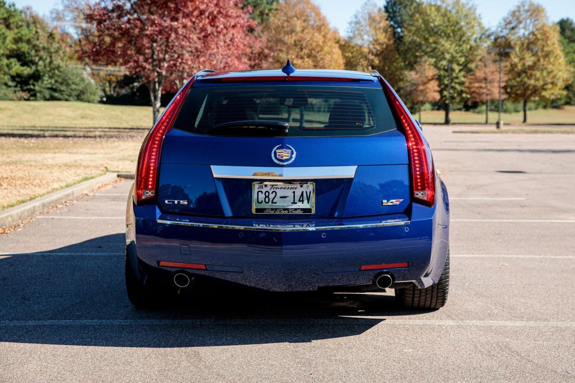 cadillac cts v wagon opulent blue