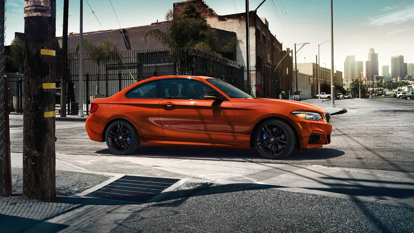 the embodiment of potential energy the bmw m240i in sunset orange metallic is ready for anything