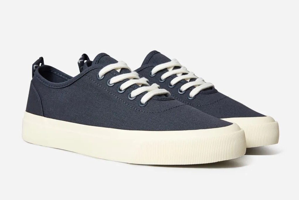 navy sneakers
