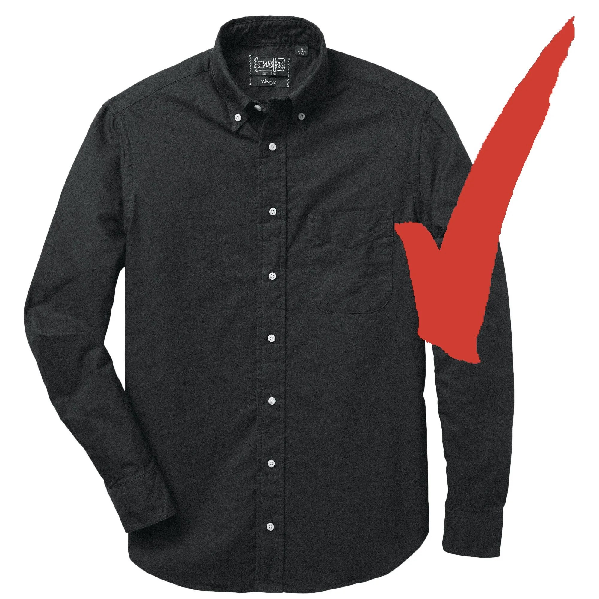 gitman vintage blue oxford shirt