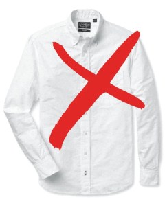white oxford shirt