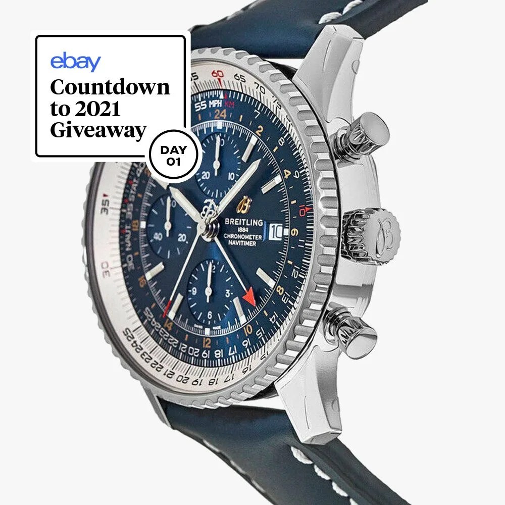 ebay social giveaway breitling navitimer