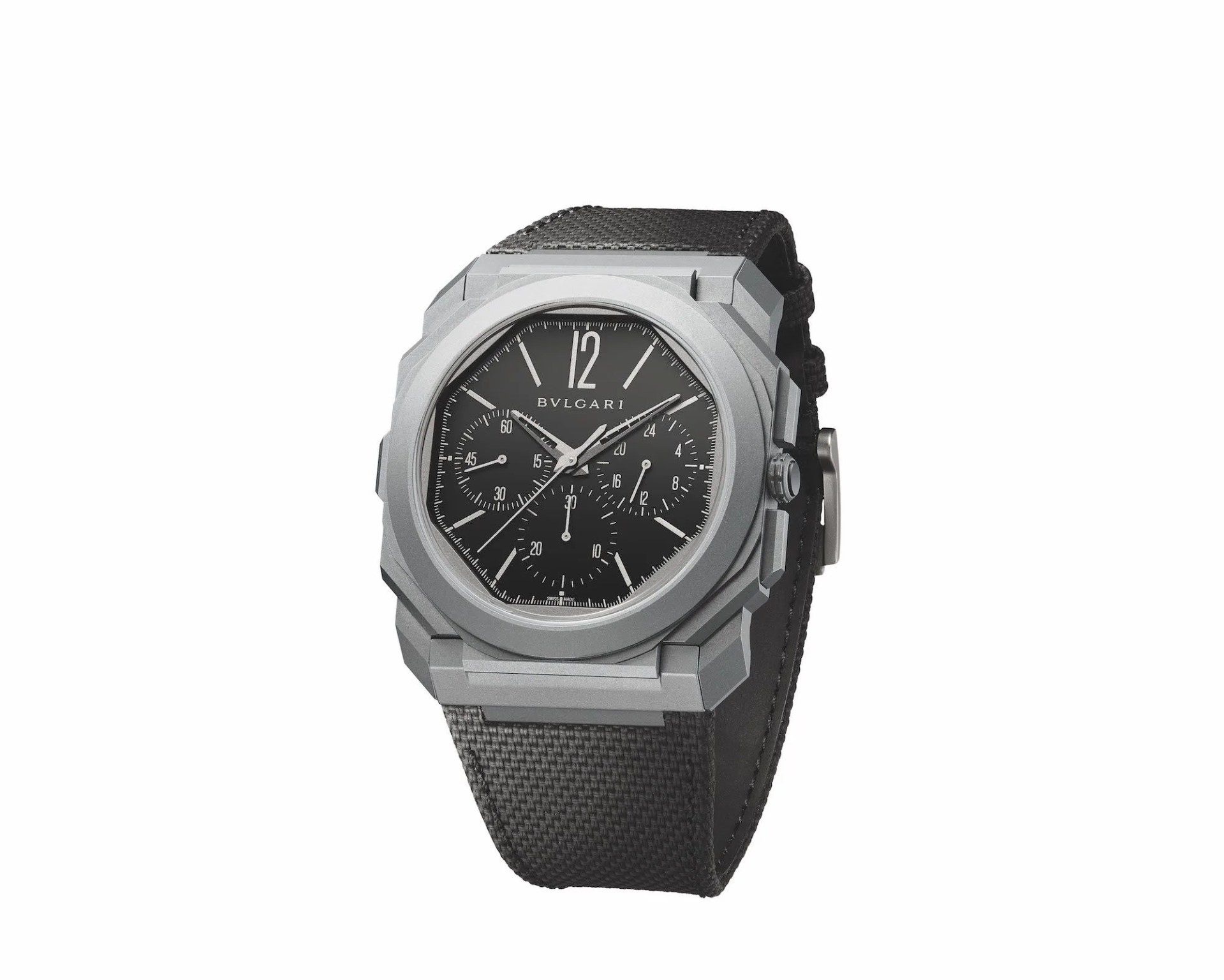 bulgari octo finissimo chronograph gmt titanium