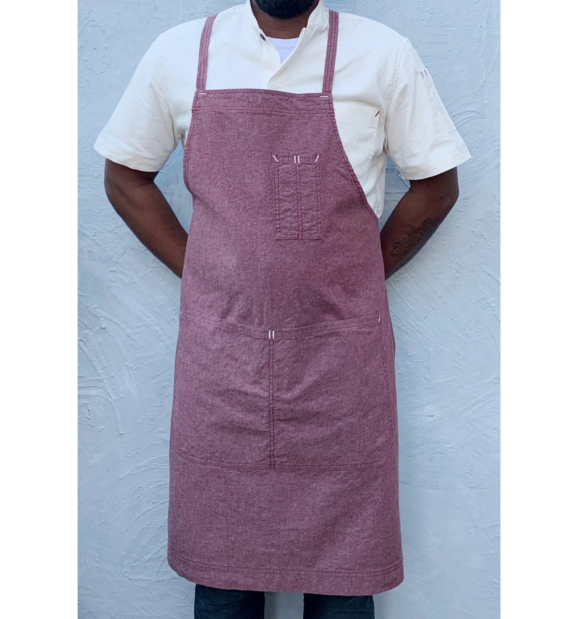 red apron