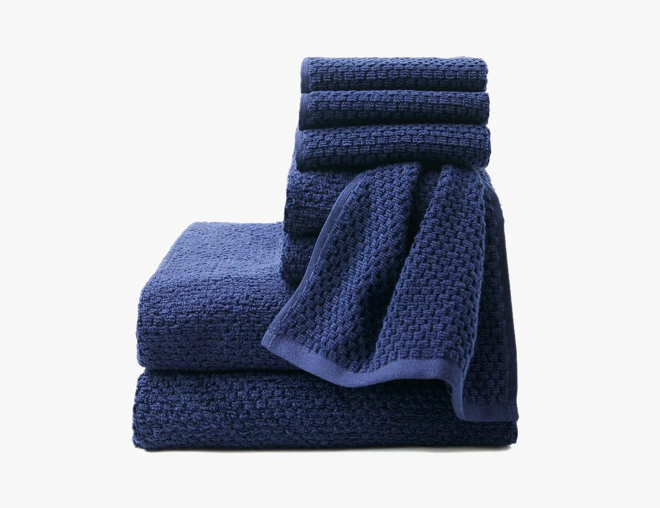 waffle knit towels