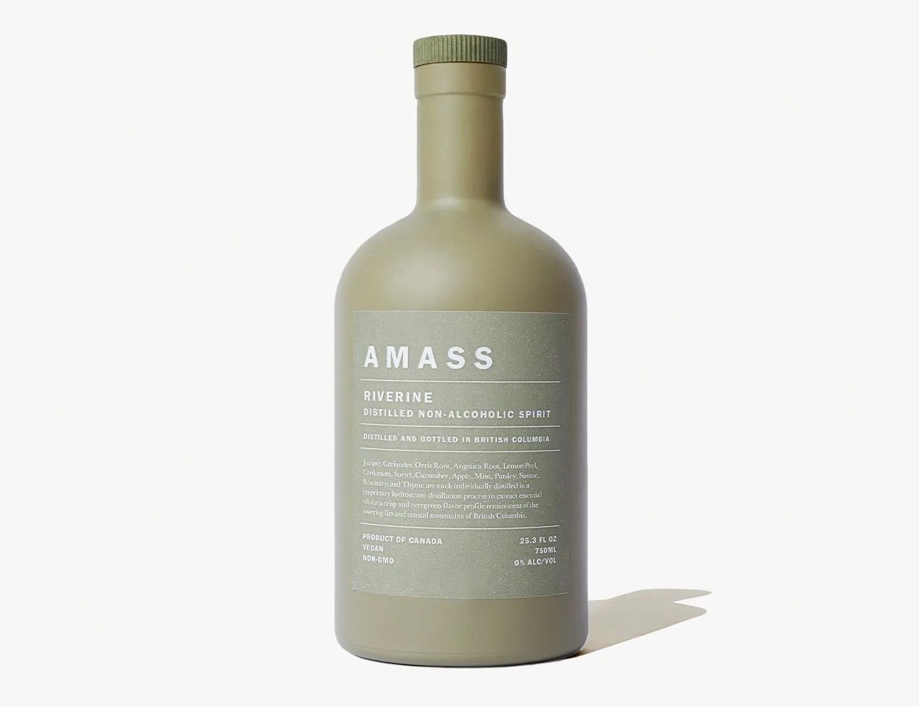 a bottle of a non alcoholic spirit