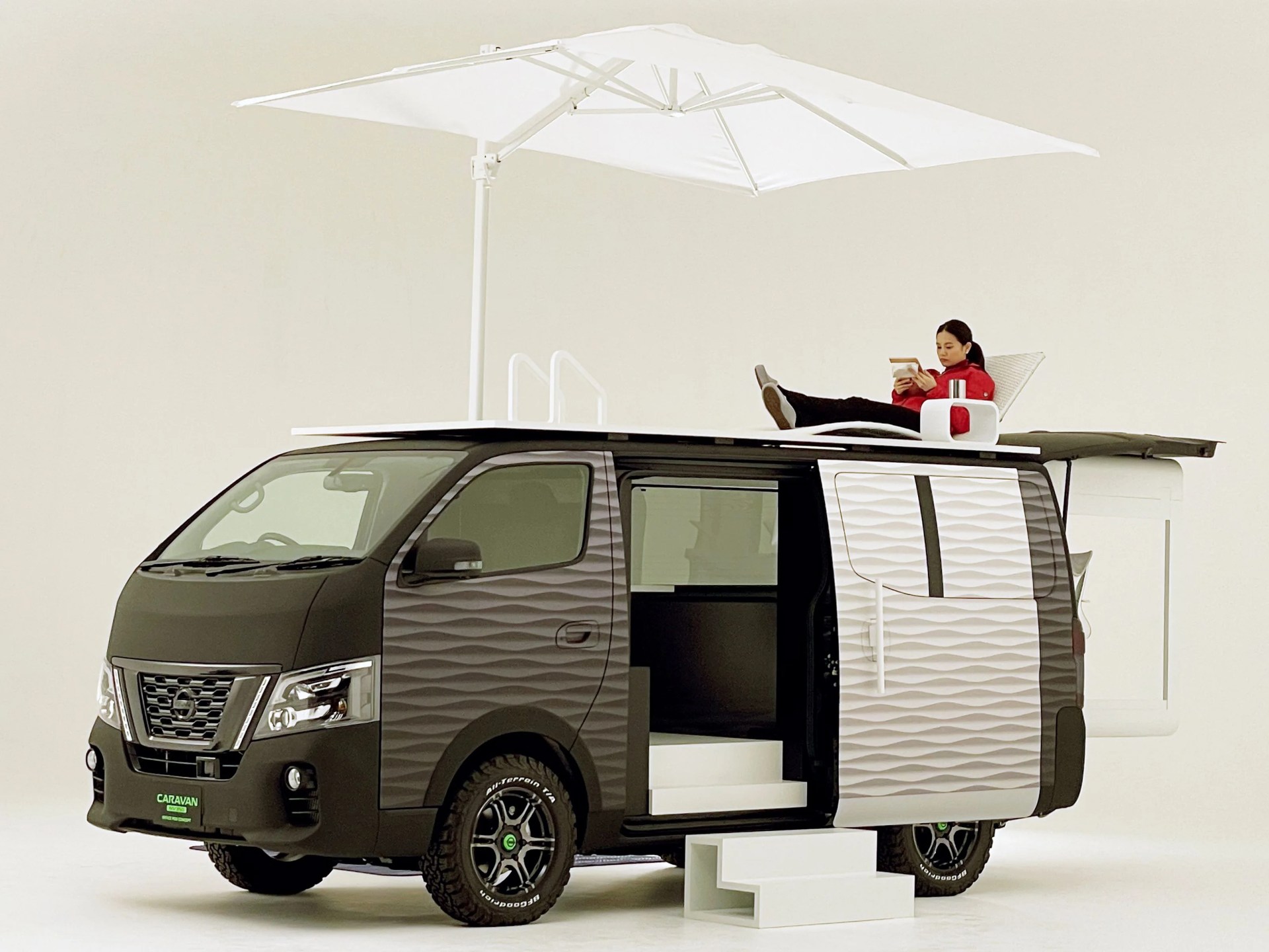 nissan camper van business office mobile