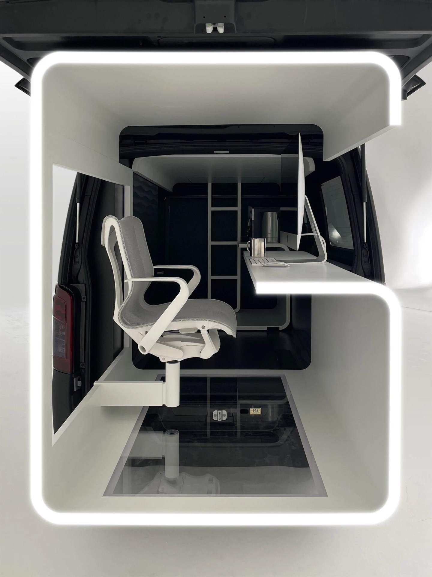 nissan camper van business office mobile