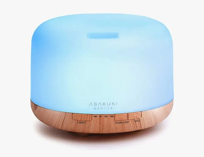 asakuki 500ml premium, essential oil diffuser gear patrol body