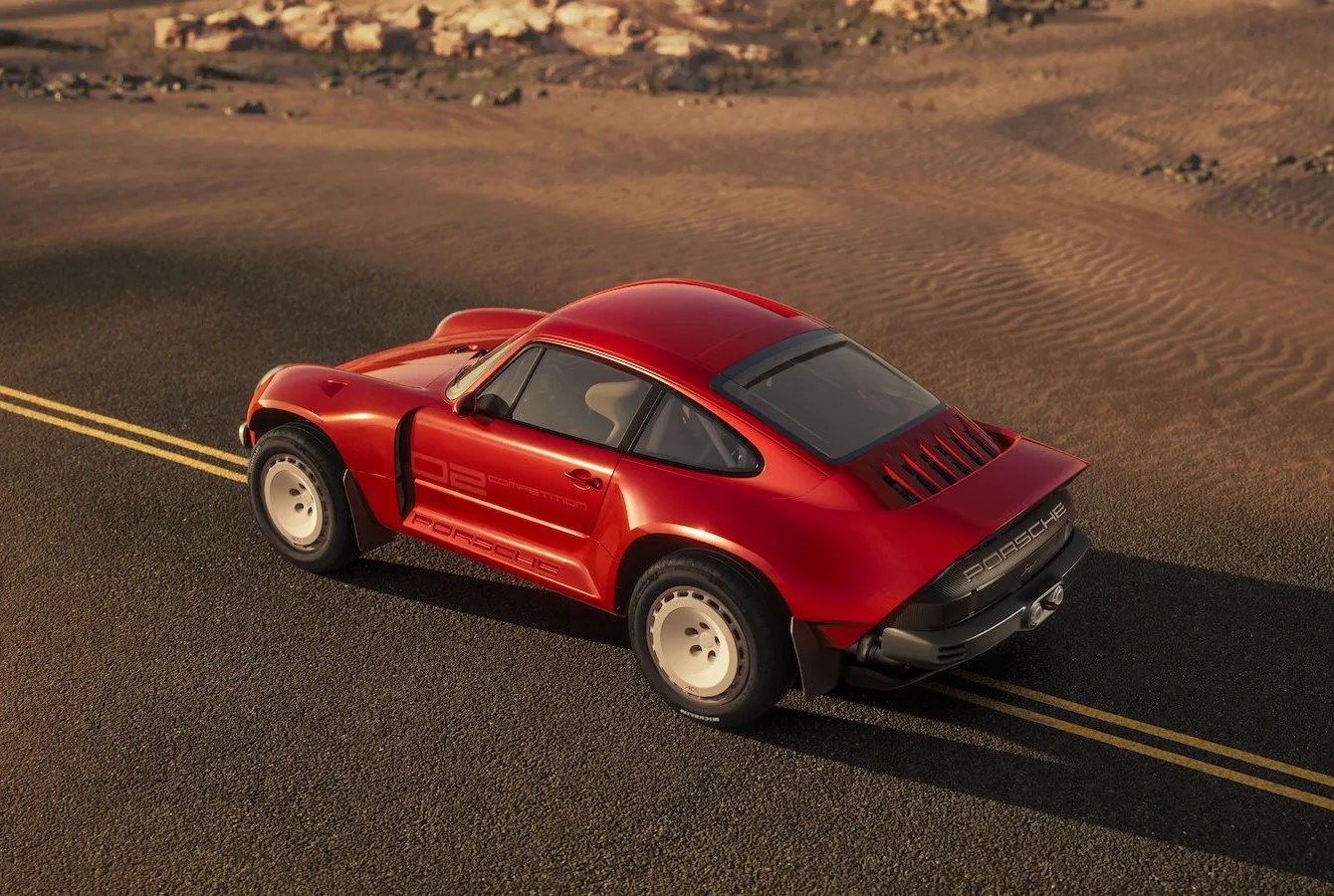 singer vehicle design off road porsche 911 rally car