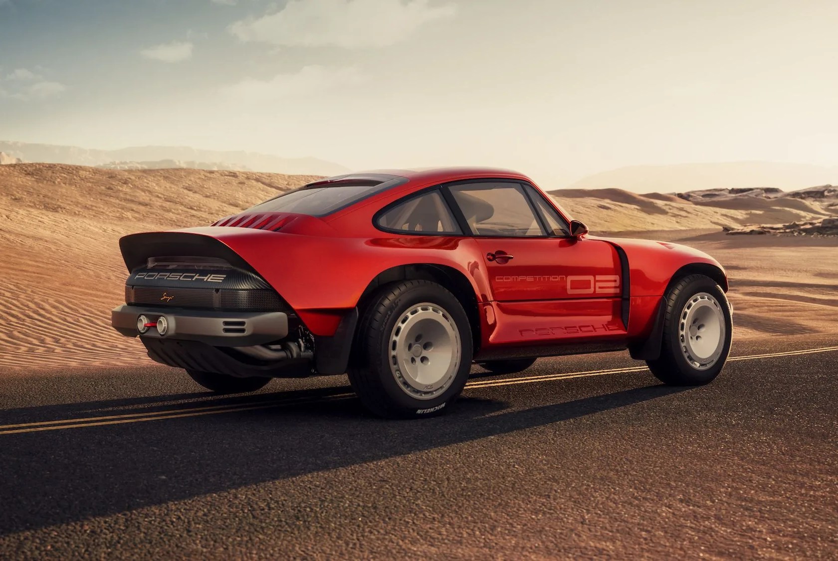 singer vehicle design off road porsche 911 rally car
