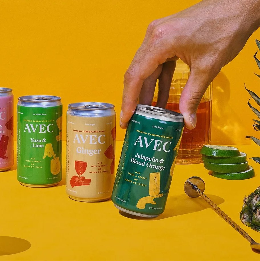 cans of soda and glass