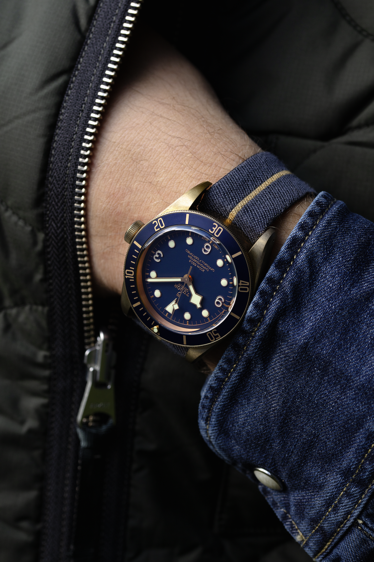 tudor black bay blue bucherer