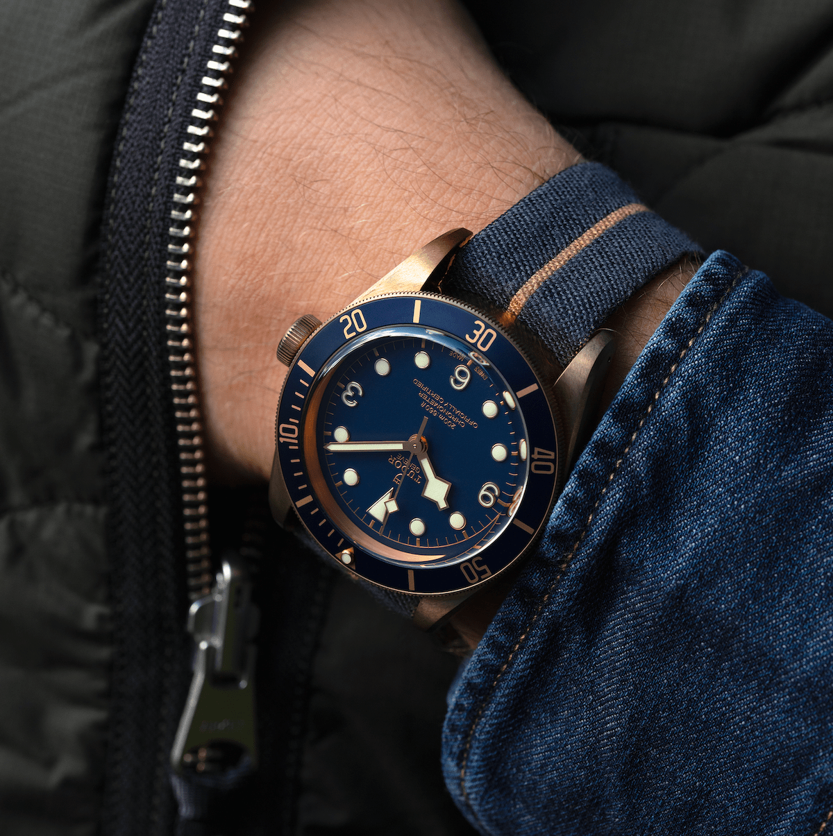 tudor black bay blue bucherer