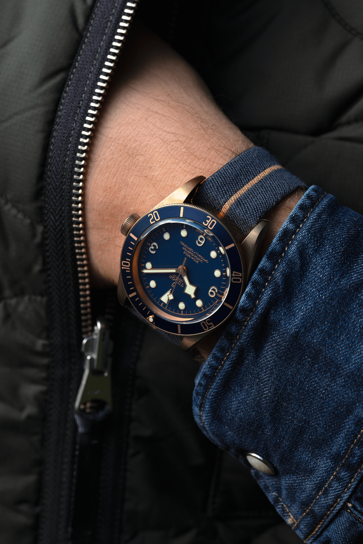 tudor black bay blue bucherer