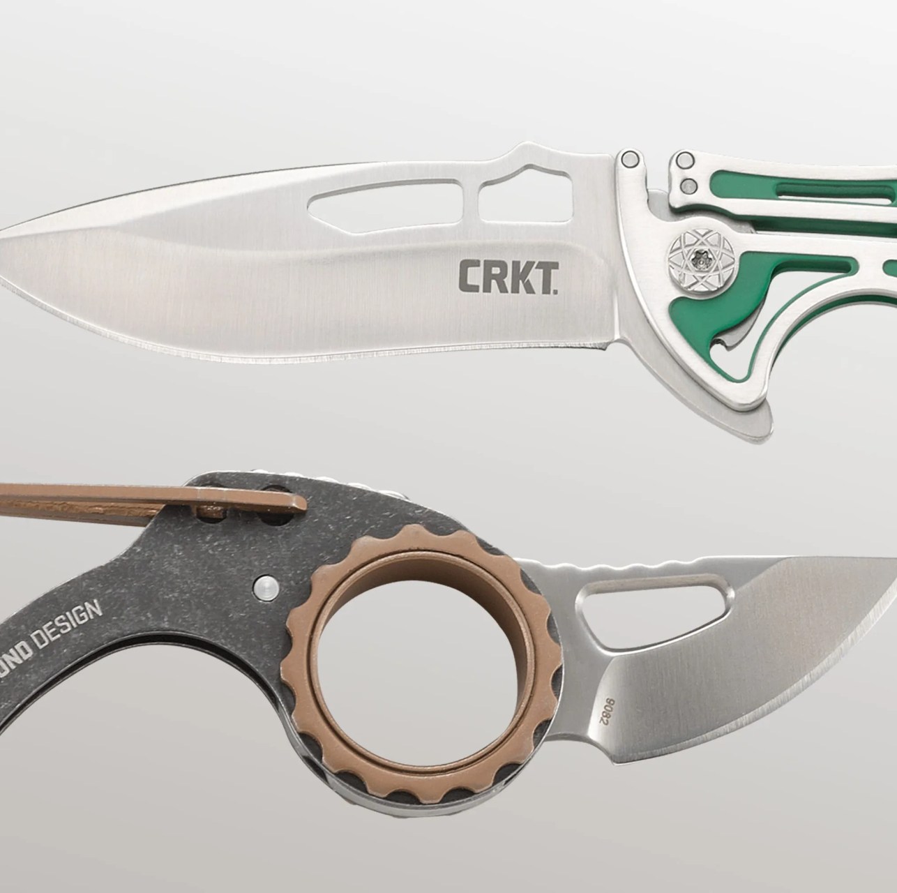 two pocket knives