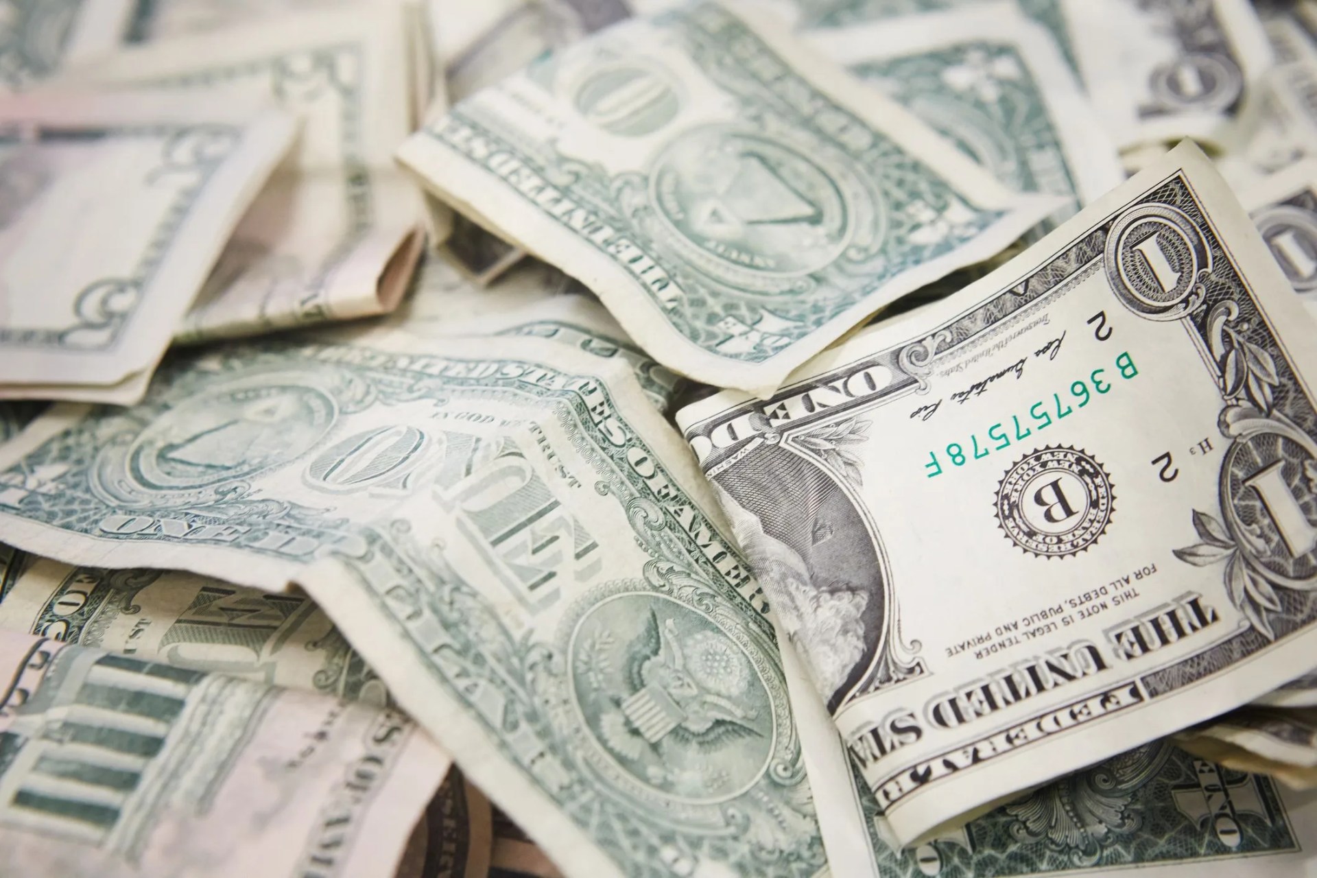 full frame shot of us paper currencies