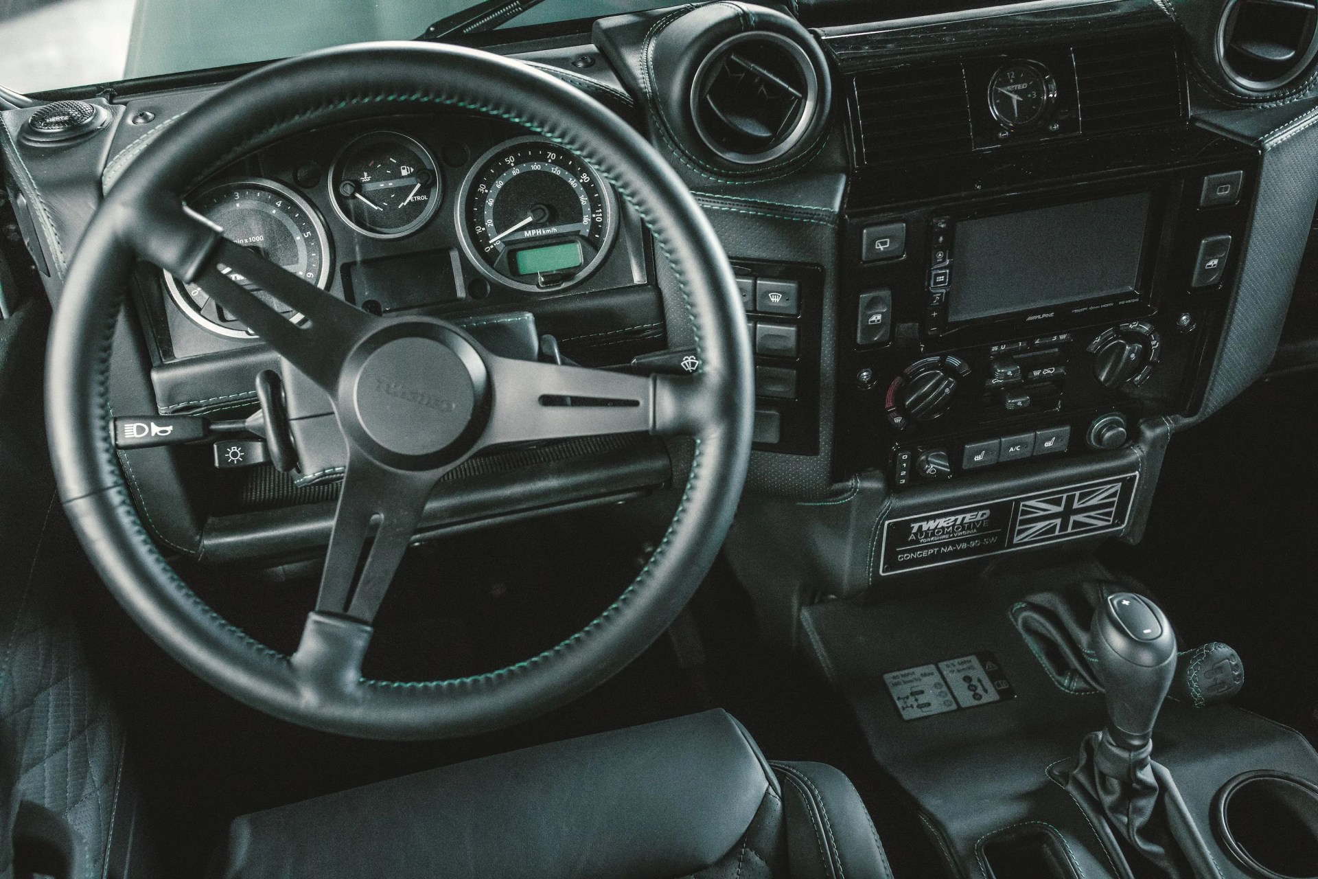 twisted defender interior 90 land rover