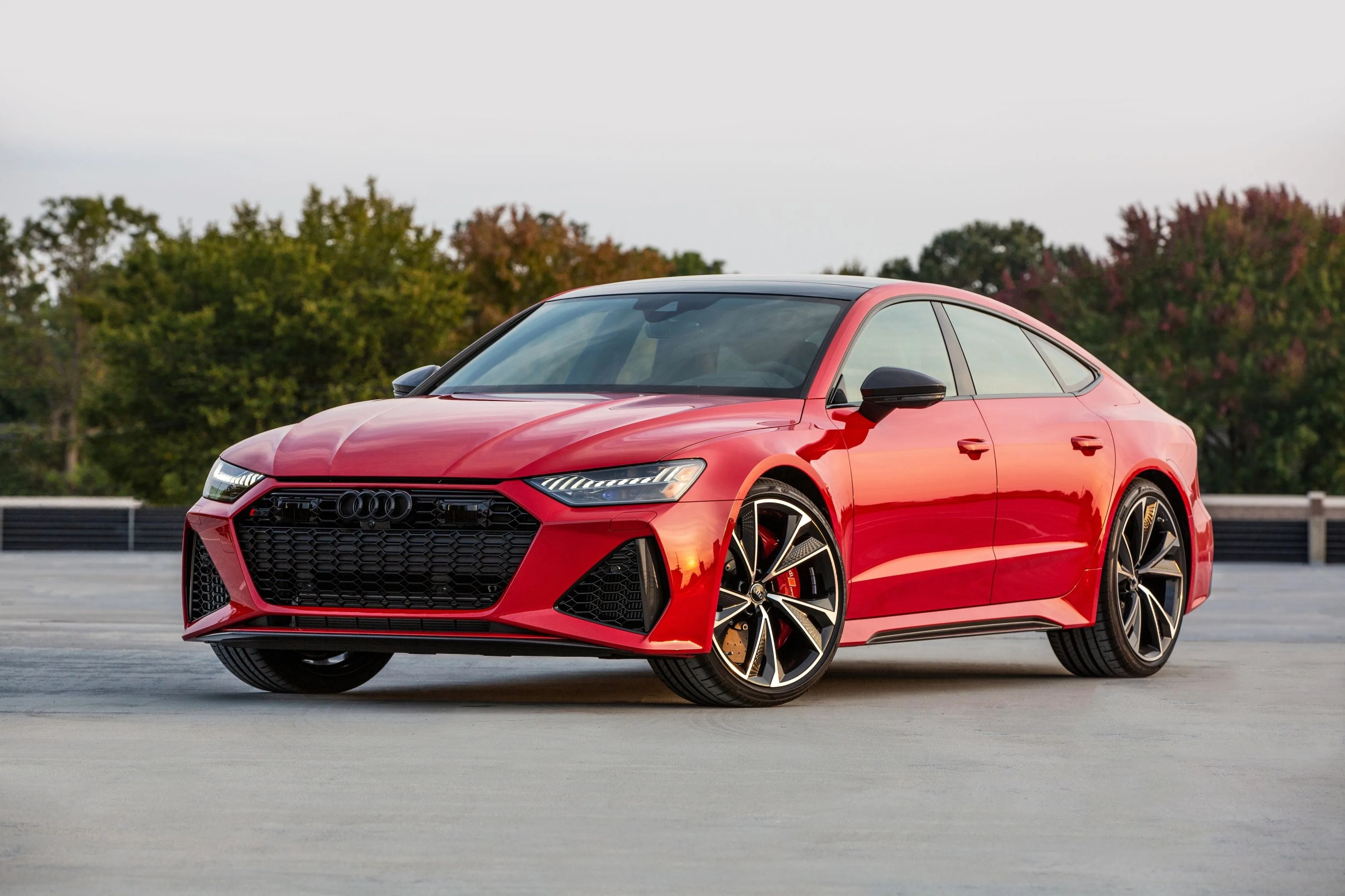 audi rs 7 red 2021 rs7