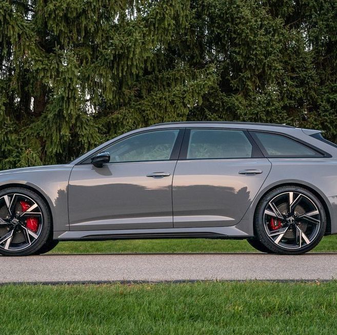 audi rs 6 avant nardo gray side