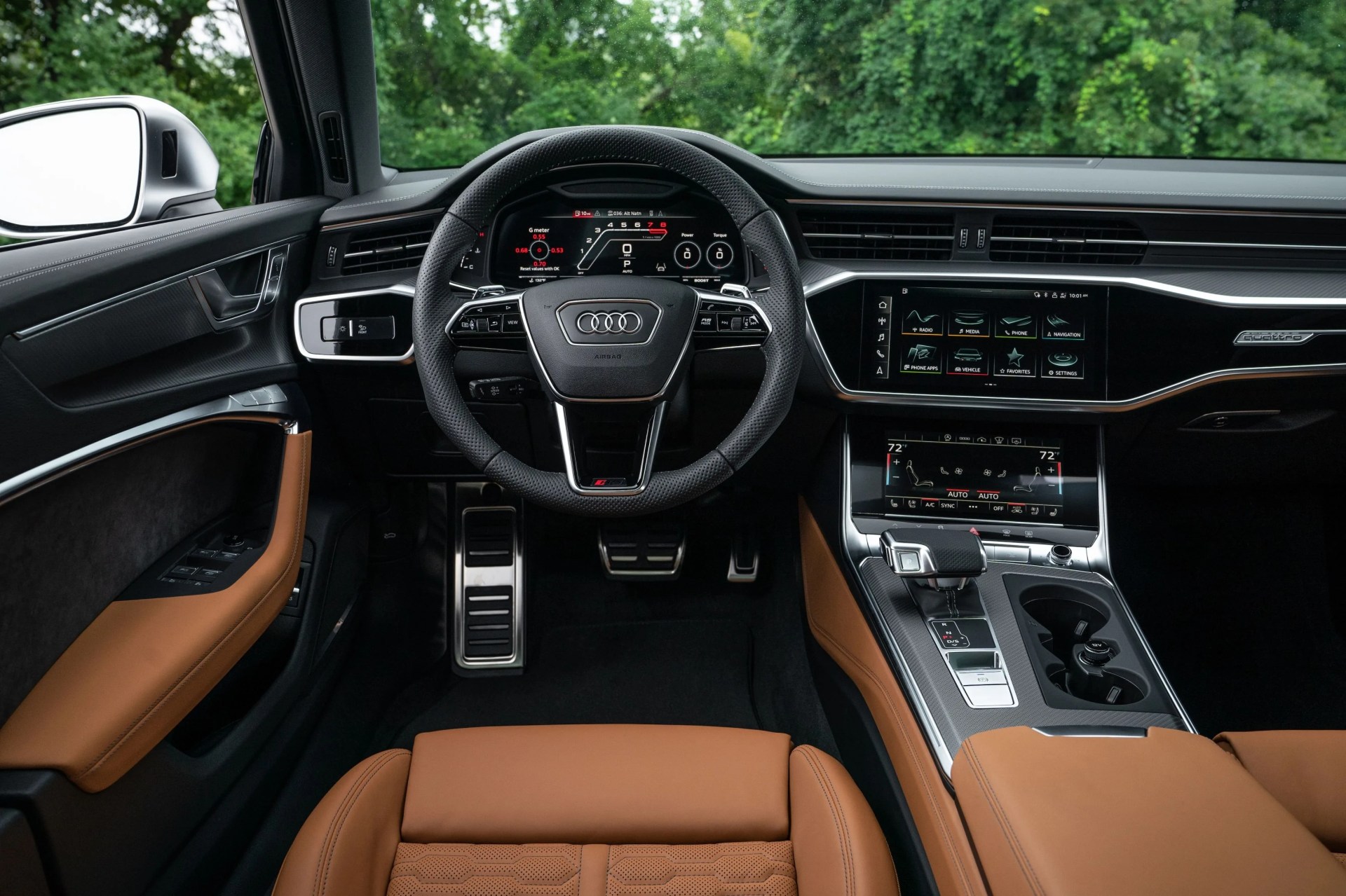 audi rs 6 avant interior