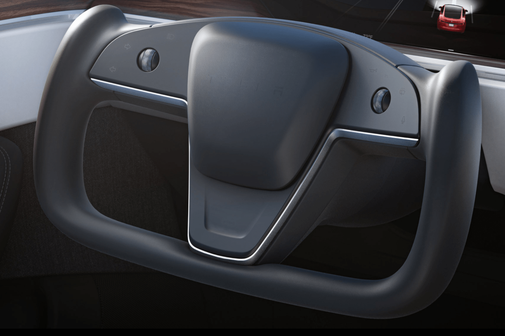 tesla model s yoke wheel