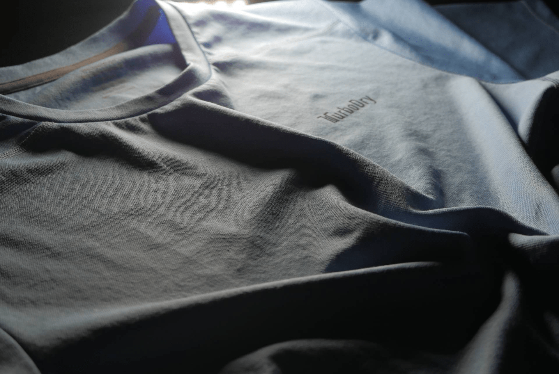 a close up of black fabric