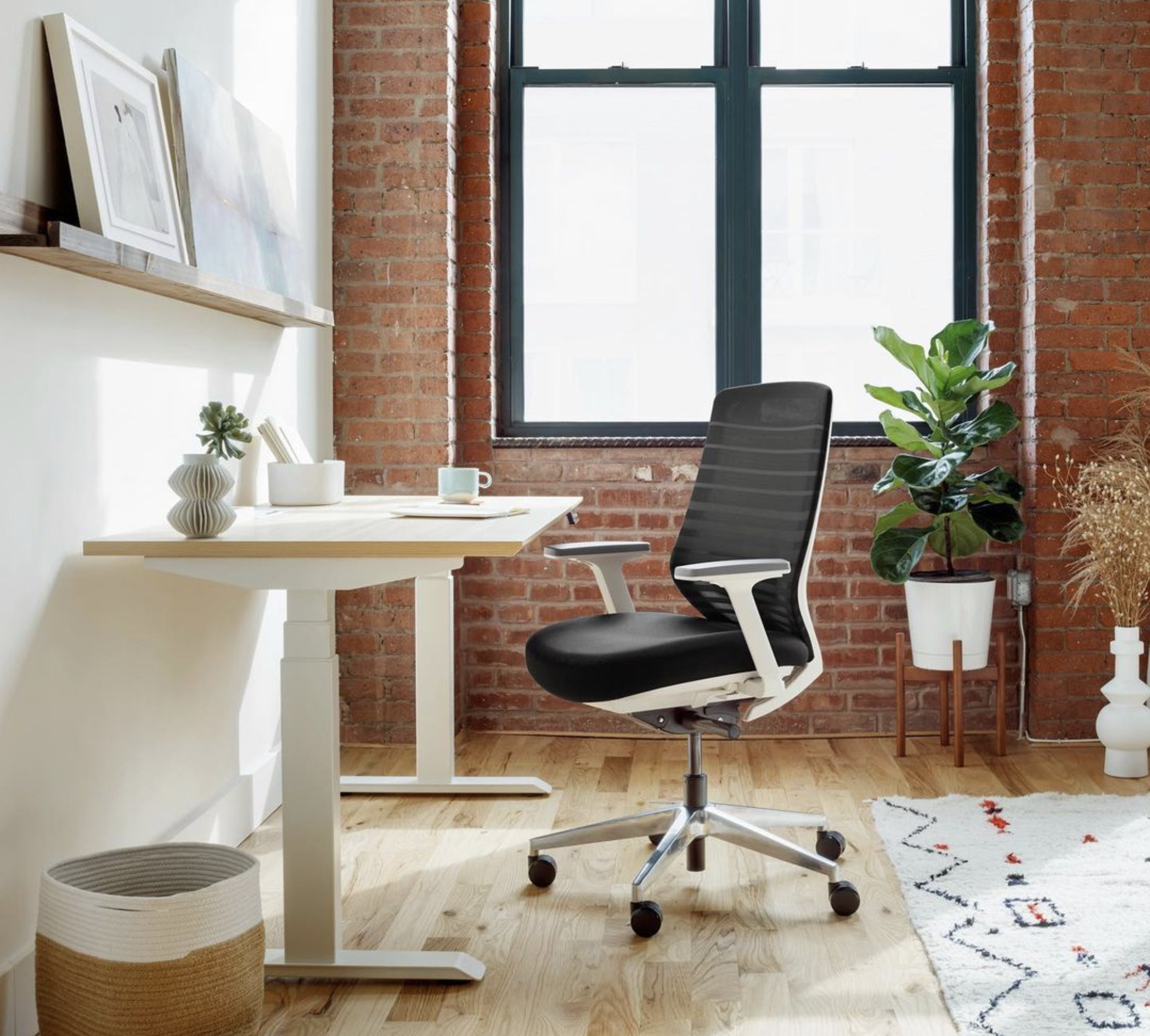 a home office