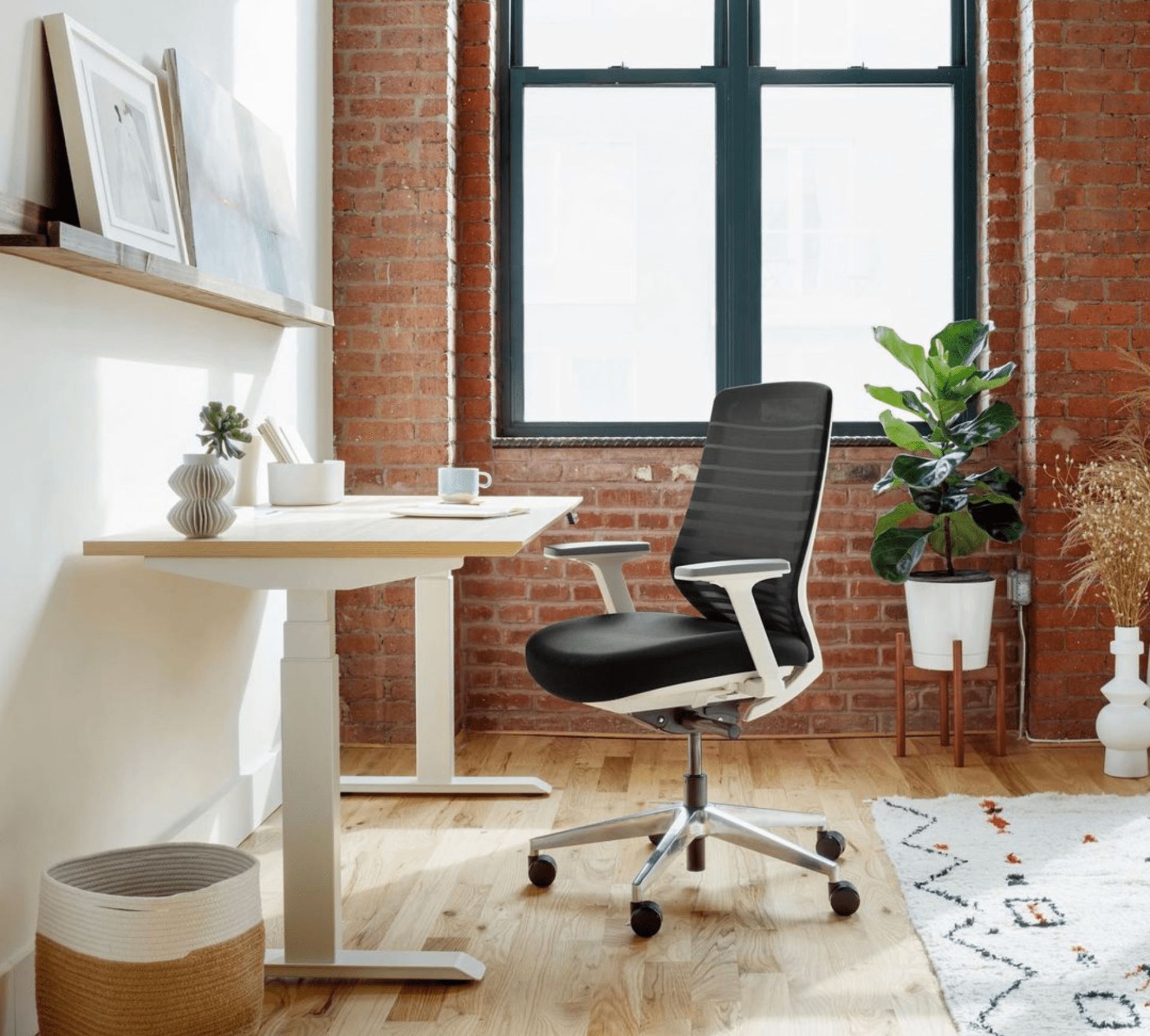 a home office