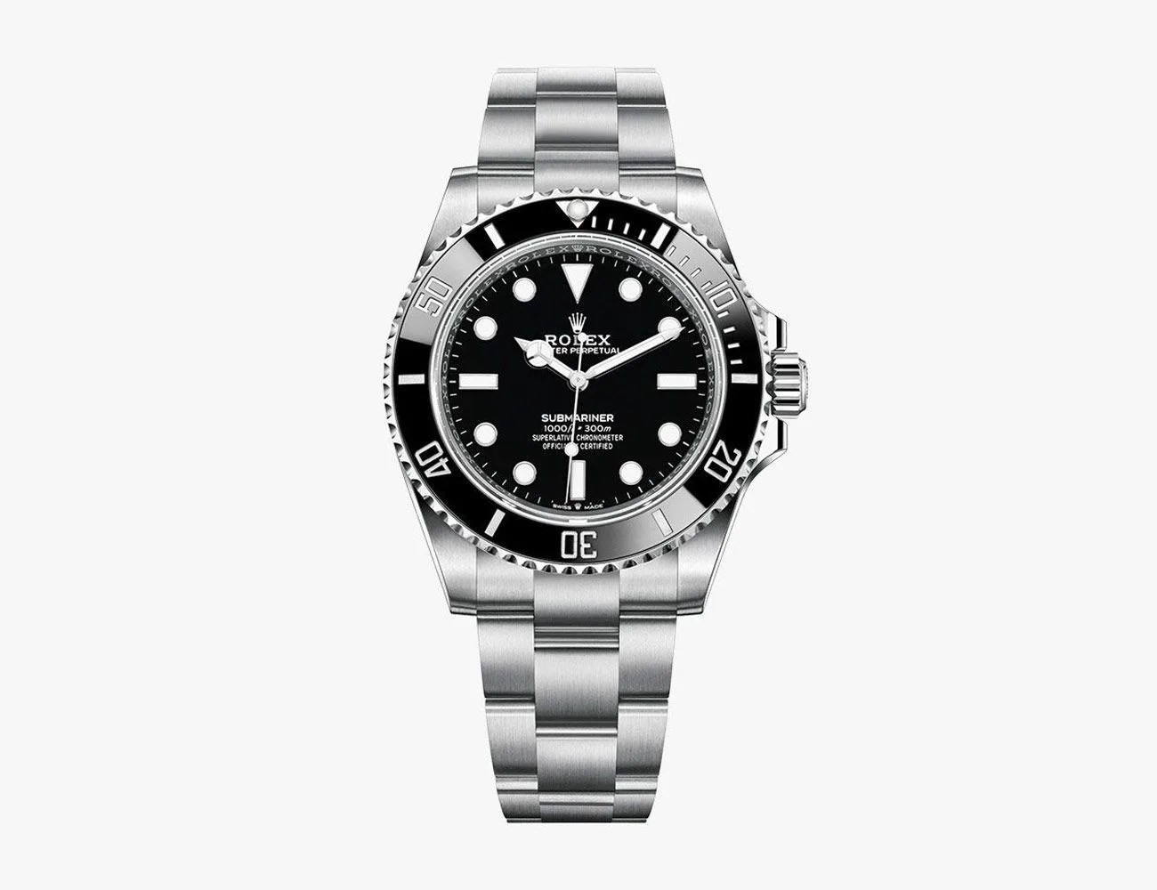 rolex submariner laying flat