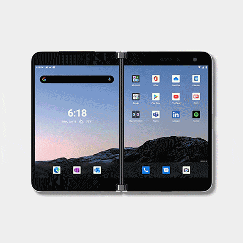 surface duo gif