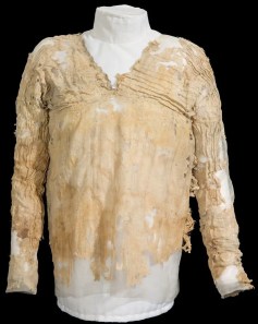 linen shirt on a dress form