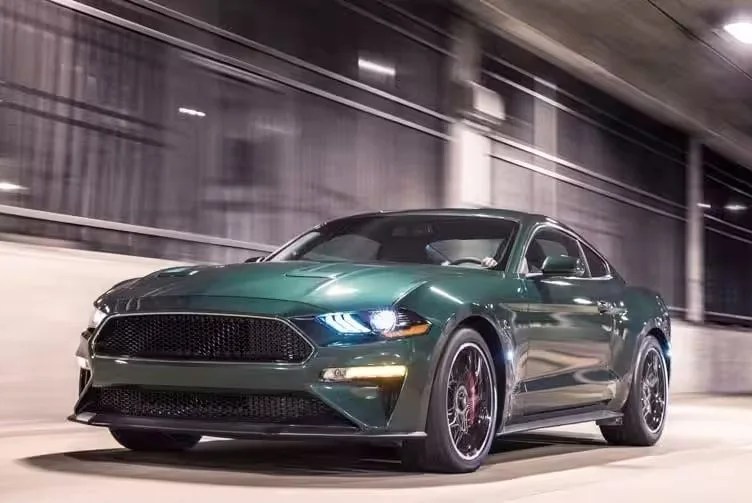 ford green bullit car